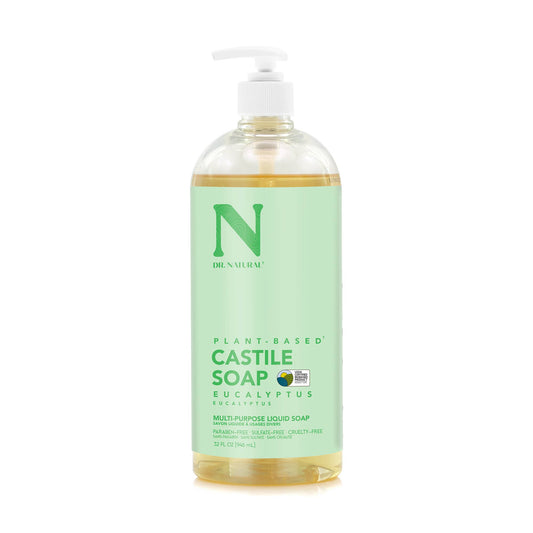 Plant Based Castile Liquid Soap - Eucalyptus (32oz)
